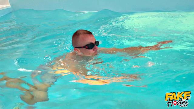 Poolside Pumping In Ass