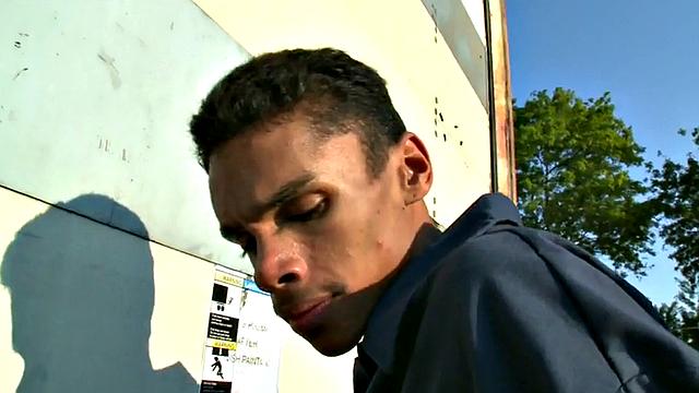 Skinny Black amateur picked up and fucked outdoors for cash