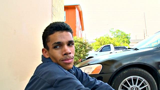 Skinny Black amateur picked up and fucked outdoors for cash