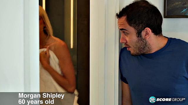New 60-year-old Morgan fucks her step-son