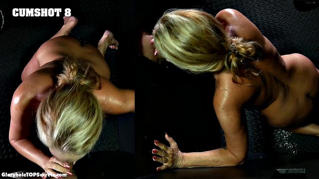 Венди Рейн пришла за спермой и устроила показательное шоу у дырки в стене!