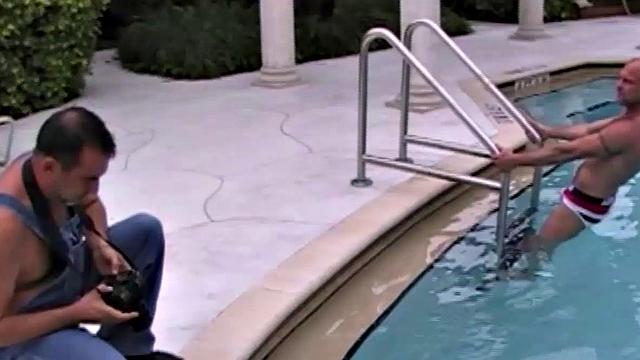 Take a front row seat at Club Ft. Lauderdale and watch as Victor Cody films "Pool Pounding" for barebackmedaddy.com.