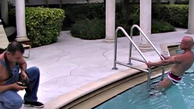 Take a front row seat at Club Ft. Lauderdale and watch as Victor Cody films "Pool Pounding" for barebackmedaddy.com.