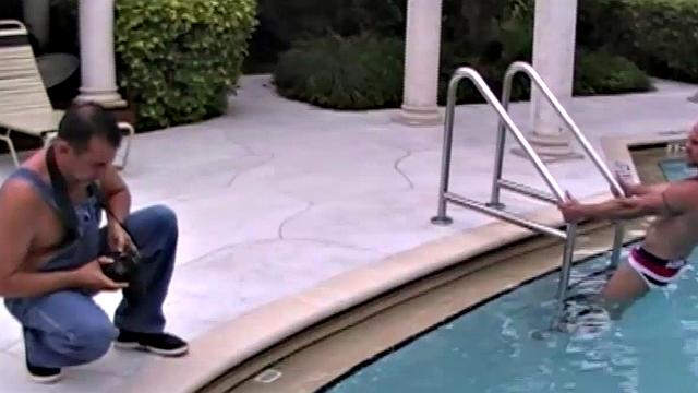 Take a front row seat at Club Ft. Lauderdale and watch as Victor Cody films "Pool Pounding" for barebackmedaddy.com.