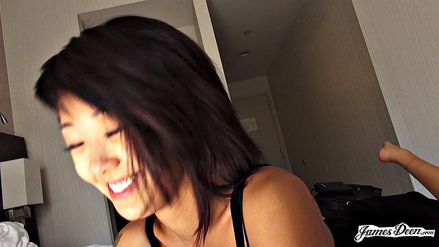 Saya Song Fucks James Deen Across The Room