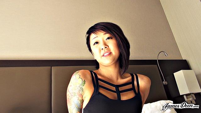 Saya Song Fucks James Deen Across The Room