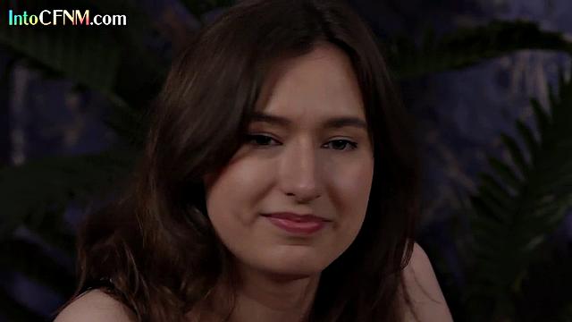 CFNM minx wanking lad