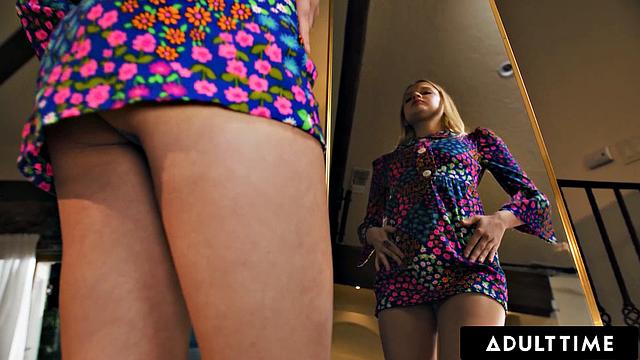 ADULT TIME - Shy Babe Coco Lovelock Asks Lesbian Lauren Phillips To MAKE HER SQUIRT!