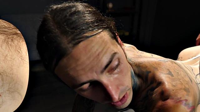 Mesmerized boss barebacks stud in office