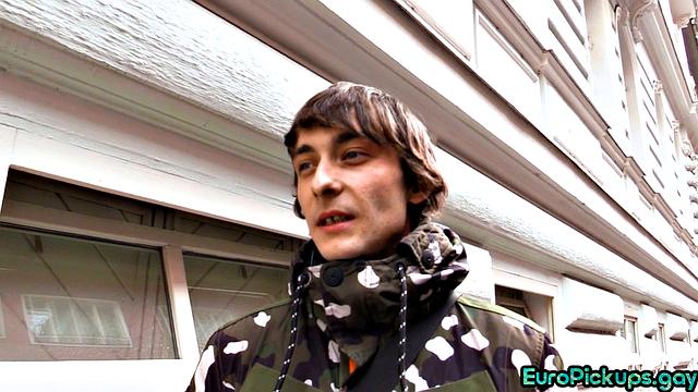 pulled jock gives amateur blowjob