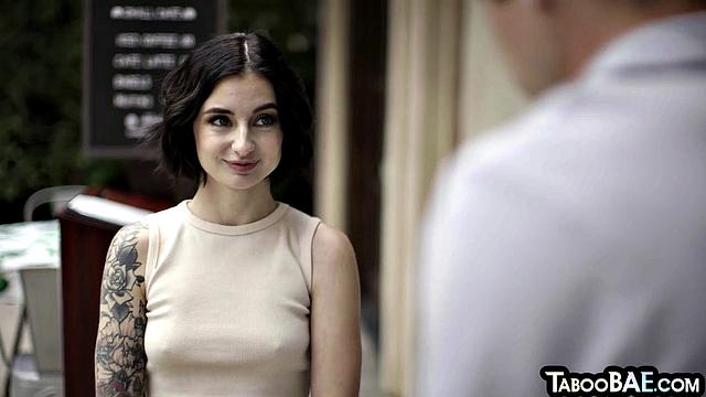 Cum-thirsty babe cockriding lover's cock