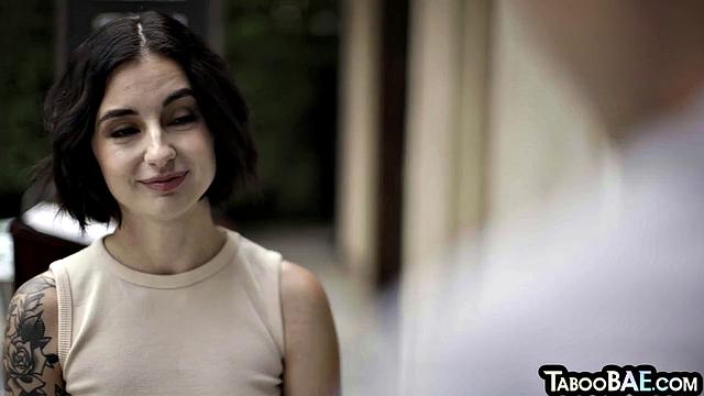 Cum-thirsty babe cockriding lover's cock