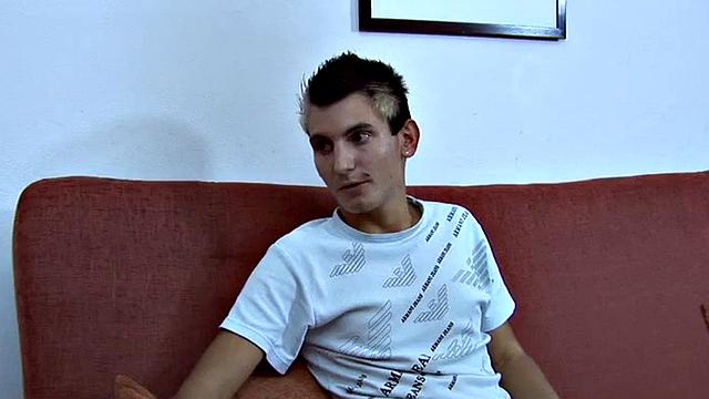 Kinky blonde femdoms strap-on and peg guy's ass in CFNM 3some kitchen threesome