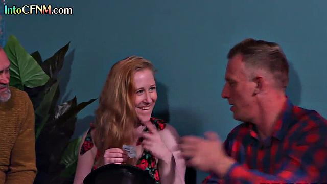 Pretty tied babe smashed by DILF