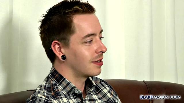 Kit Wilde strokes his hard cock for the camera
