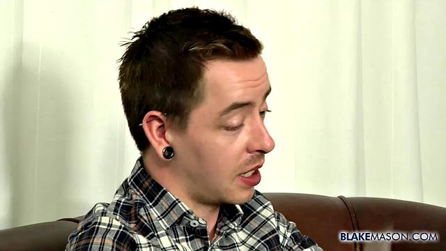 Kit Wilde strokes his hard cock for the camera