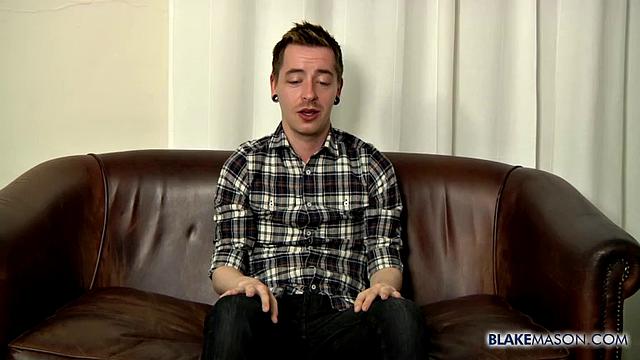 Kit Wilde strokes his hard cock for the camera