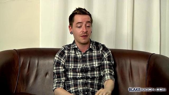 Kit Wilde strokes his hard cock for the camera