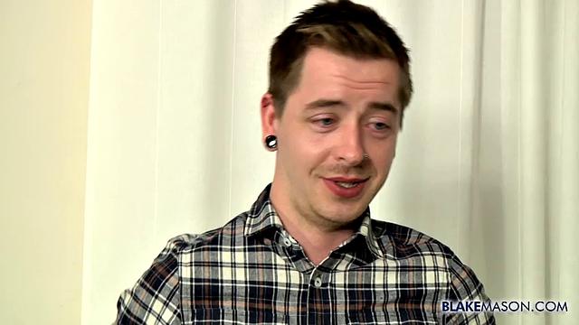 Kit Wilde strokes his hard cock for the camera