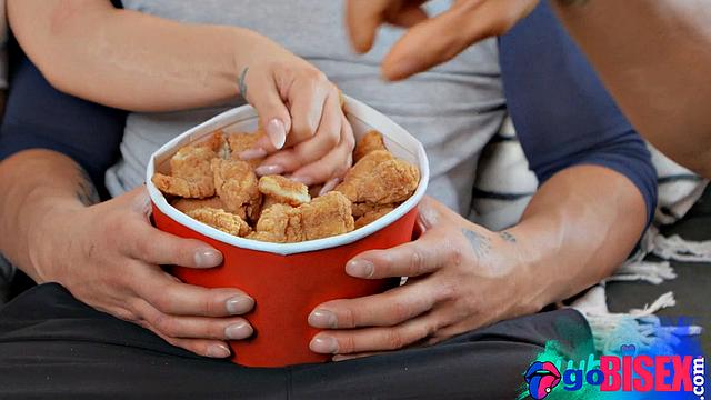 Stunning bisex shared by 2 guys