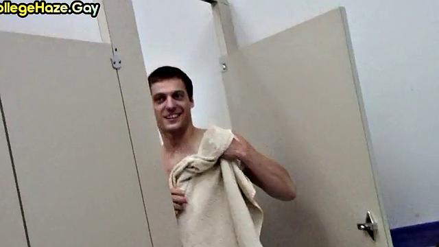 Fraternity guys go gay in college dormitory