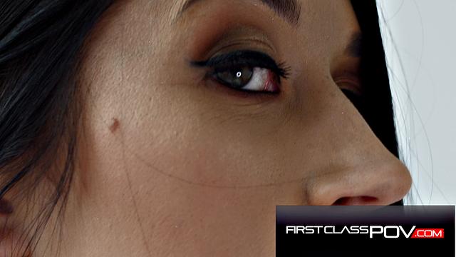 provocative cutie Alex Coal gets her pussy fucked and filled