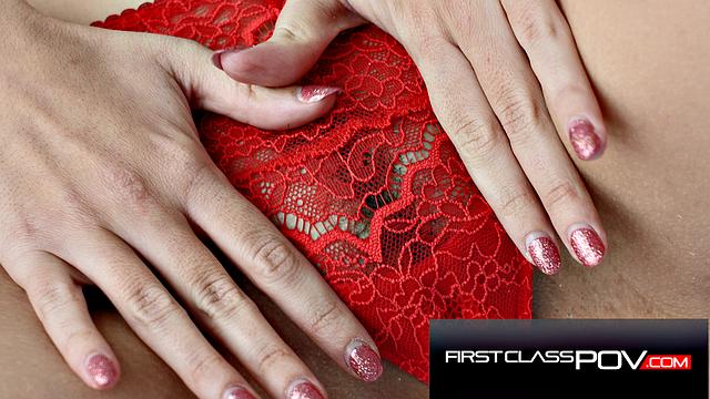 provocative cutie Alex Coal gets her pussy fucked and filled