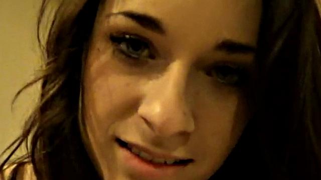 Britney Blue Dildo Play Closeup