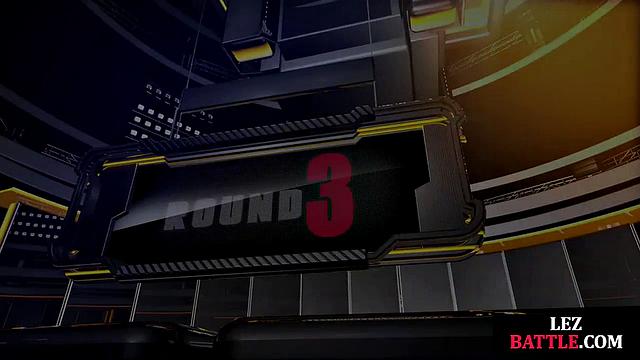 Cutie wrestlers fingering in 3some