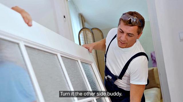 Big-titted classy MILF pounded by BF