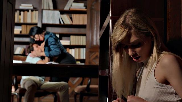 Office ladies in threesome with perverted boss