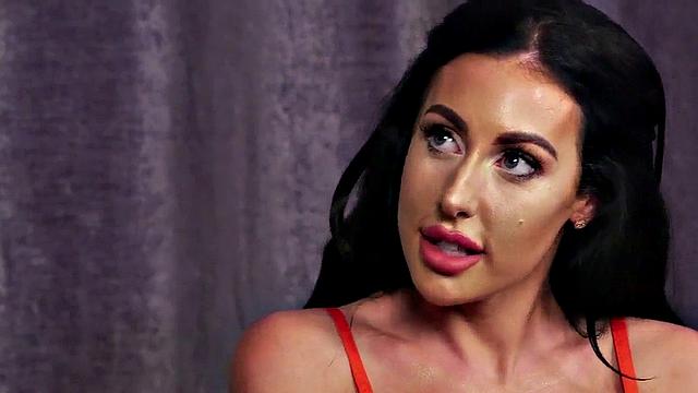 Fem bitches seduce perverted guy while stroking