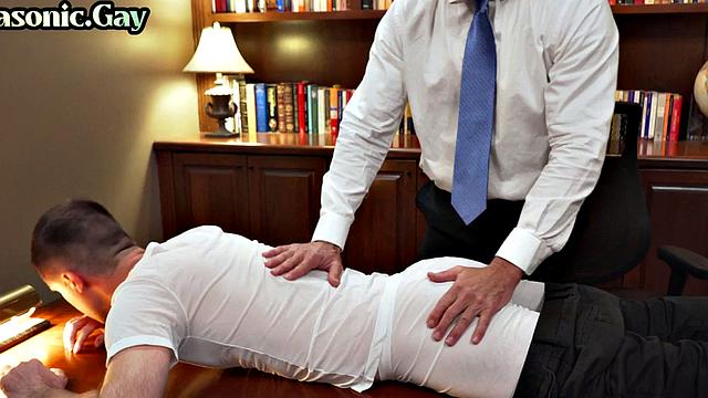 Mature masonic minister seducing straight apprentice