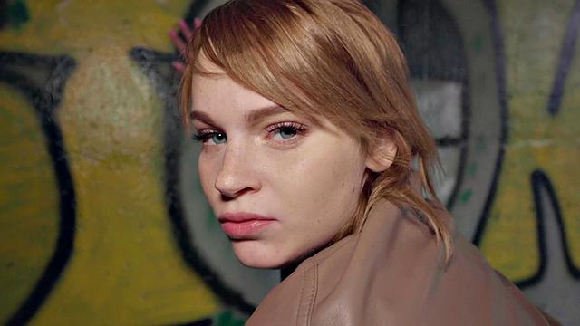 Redhead gets fucked in a tunnel