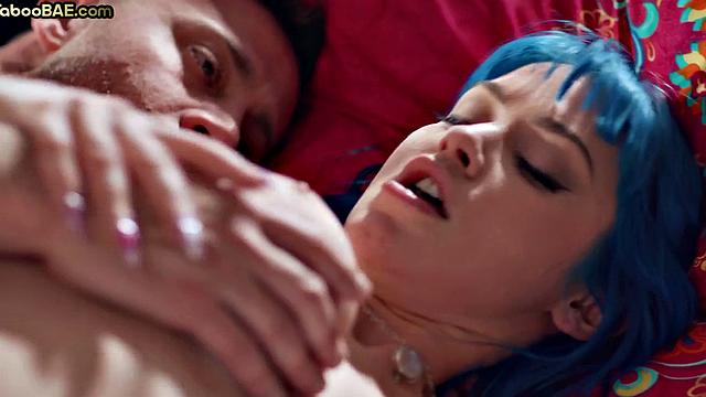 Busty bae cockriding and getting cumshot from total stranger