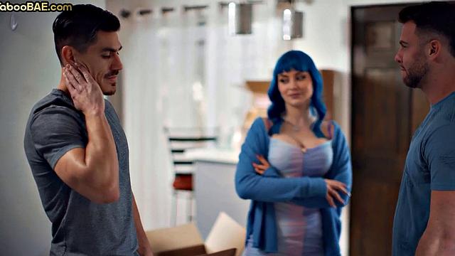 Busty bae cockriding and getting cumshot from total stranger