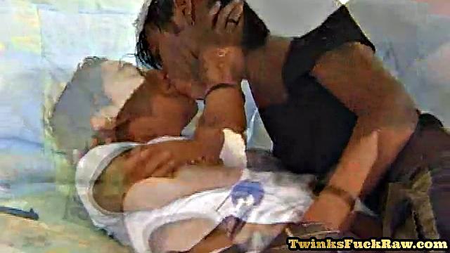 Cocksucking twink drilling his BF