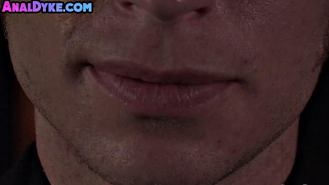 Big ass bitch gets rimjob from cute blonde