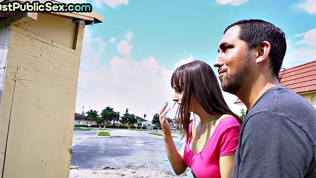 Exhibitionist amateur flashing