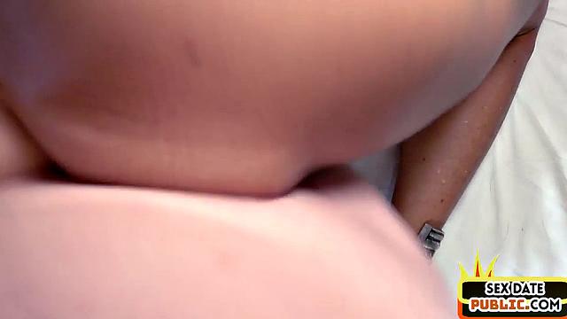 Black hair slutty babe nailed at sexdate