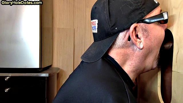 IR gloryhole amateur barebacked in ass till cumshot