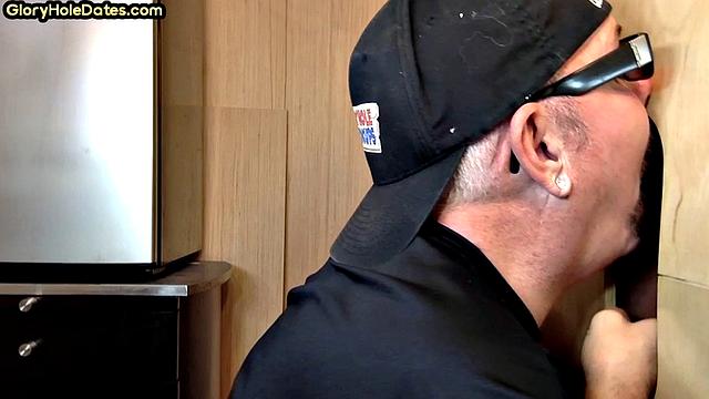 IR gloryhole amateur barebacked in ass till cumshot