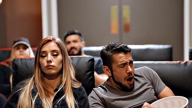 Stunning bisex babe facesitting and pussyrammed in 3way