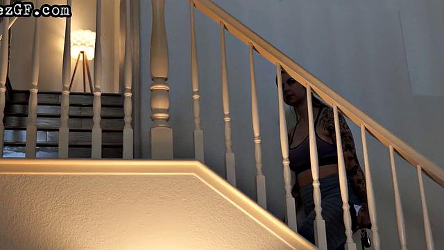 busty babe facesitting bigtitted MILF to intense orgasm