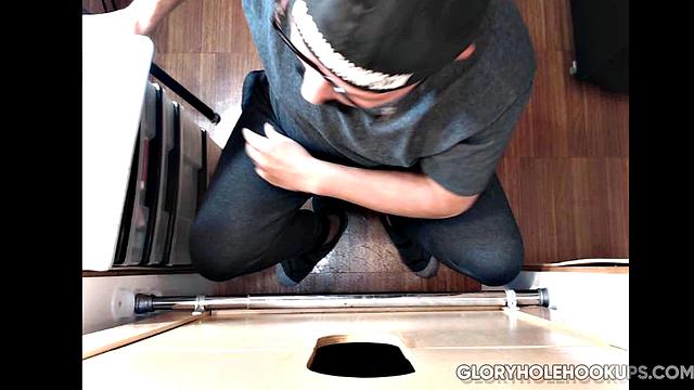 Giving Head At A Glory Hole