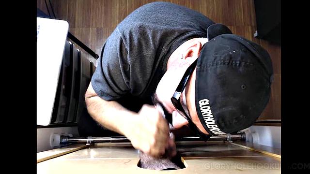 Giving Head At A Glory Hole