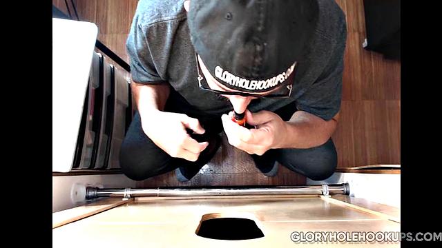 Giving Head At A Glory Hole