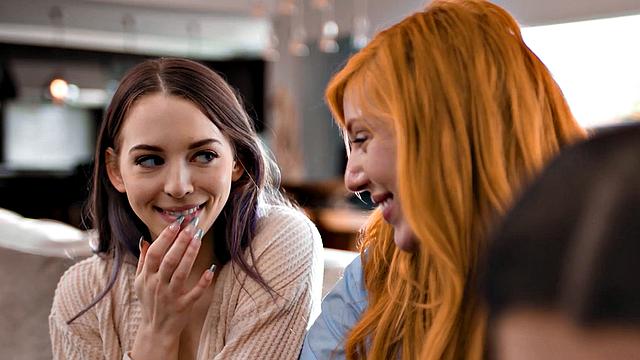 GIRLSWAY - MILF Babysitter Lauren Phillips Wants Teen Neighbors to Play