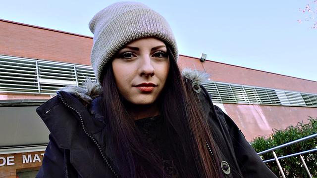 рeбeкка вольпетти трахается на улице и получает жёстко в догги