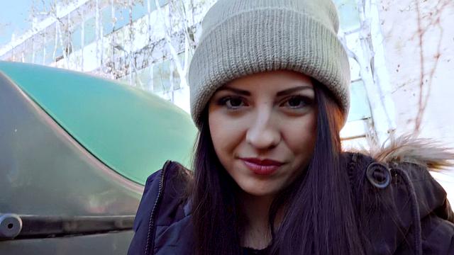 Italian Cutie Rides Dick At School & Gets Pounded Doggy Style